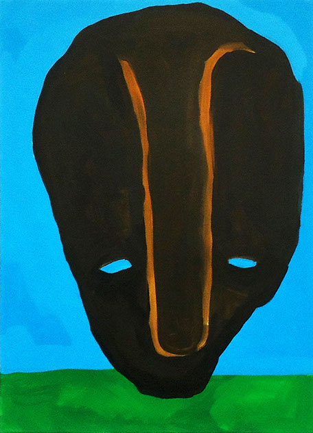 M-axe-sk, 70x50, acryl op canvas, 2016, Liselot Veenendaal