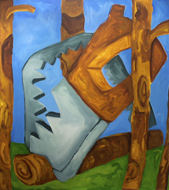 (nog even geen titel), 160x180, acryl op canvas, 2018, Liselot Veenendaal
